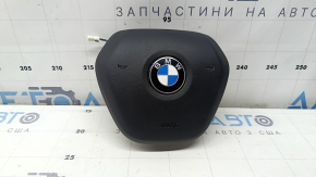 Подушка безопасности airbag в руль водительская BMW 3 G20 19-24 черная, царапины