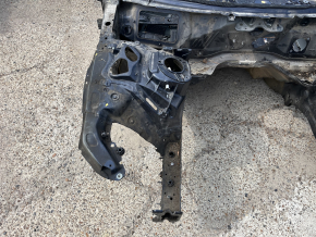Panou lateral dreapta față Audi A6 C8 19-22 pe caroserie, albastru
