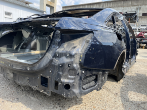 Aripă spate dreapta Audi A6 C8 19-24 pe caroserie, albastră, lovită