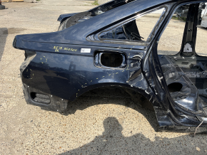 Четверть крыло задняя правая Audi A6 C8 19-25 на кузове, синяя, замята
