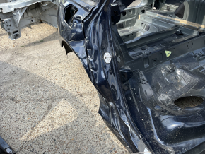 Aripă spate dreapta Audi A6 C8 19-24 pe caroserie, albastră, lovită
