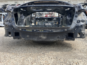 Задняя панель Audi A6 C8 19-25 в сборе 2 части, на кузове, синяя