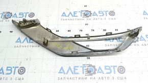 Bandă bară față, cromată, dreapta jos, Mitsubishi Outlander 22-26, cromată, sub proiectoarele de ceață, ciobituri