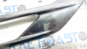 Bandă bară față, cromată, dreapta jos, Mitsubishi Outlander 22-26, cromată, sub proiectoarele de ceață, ciobituri