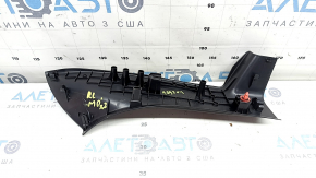 Ornamente prag ușă spate stânga Mitsubishi Outlander 22-26, negre, zgârieturi