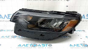 Фара передняя левая в сборе Jeep Compass 22-26 LED без крепления, грязная изнутри