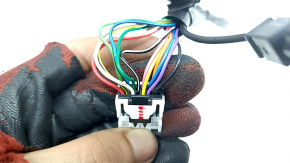 Ansamblu oglindă retrovizoare dreapta Mitsubishi Outlander 22-26, 13+2 pini, semnalizare, încălzită, rabatabilă automat, BSM, cameră, grafit