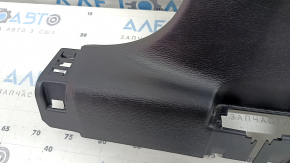 Ornamente montan central stânga jos Mitsubishi Outlander 22-26, negru, plastic alb, zgârieturi