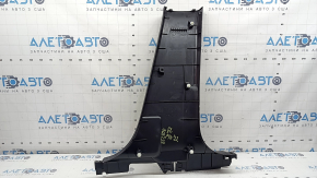Ornamente montan central stânga jos Mitsubishi Outlander 22-26, negru, plastic alb, zgârieturi