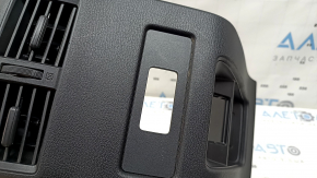 Ornamente negre pentru consola centrală spate Mitsubishi Outlander 22-26, pentru climatizare, zgârieturi