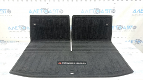 Коврик багажника ткань Mitsubishi Outlander 22-26 черная, под 3 ряда