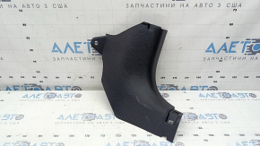 Mitsubishi Outlander 22-26 negru, ornament montanți față uzați, dreapta jos