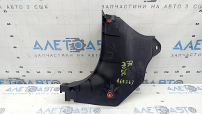 Mitsubishi Outlander 22-26 negru, ornament montanți față uzați, dreapta jos