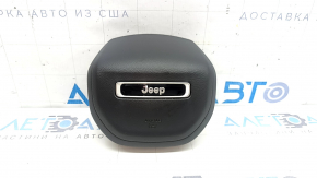 Подушка безопасности airbag в руль водительская Jeep Compass 22-26 черная, ржавый пиропатрон