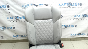 Scaun pasager Mitsubishi Outlander 22-26 cu airbag, electric, încălzit, piele gri, curățabil chimic