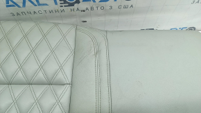 Pernă banchetă spate, rândul 2, stânga, Mitsubishi Outlander 22-26, piele gri, curățabilă chimic