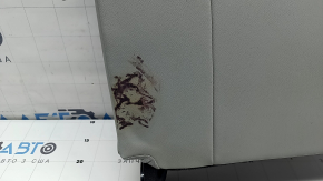 Spătar banchetă spate Mitsubishi Outlander 22-26, rândul 3, dreapta, piele gri, cu cadru, curățabil chimic