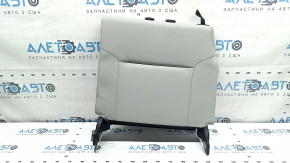 Spătar banchetă spate Mitsubishi Outlander 22-26, al 3-lea rând, stânga, piele gri, cu cadru, curățabil chimic