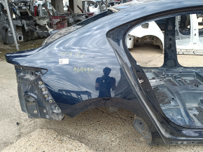 Четверть крыло задняя правая Mazda 3 19-26 4d на кузове, синяя