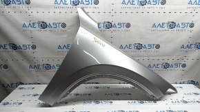 Aripă față dreapta Volvo XC90 16-25 aluminiu, tip 1, argintiu 711, butuc