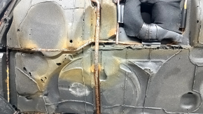 Pernă banchetă spate, rândul 2, Jeep Compass 22-26, piele neagră, cusături maro, protecție anti-coroziune