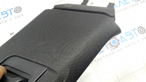 Ornamente montan stânga față spate pentru Volvo XC90 16-26, negru, material textil, zgârieturi, curățare chimică