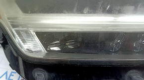 Ansamblu far LED față dreapta Volvo XC90 16-17, zgârieturi, vopsea exfoliată, pânză de păianjen, necesită lustruire