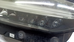 Ansamblu far LED față dreapta Volvo XC90 16-17, zgârieturi, vopsea exfoliată, pânză de păianjen, necesită lustruire