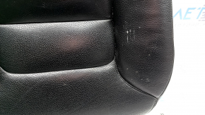 Tapițerie scaun pasager Volvo XC90 16-17, piele neagră, încălzită, curățabilă chimic, cu bare de protecție