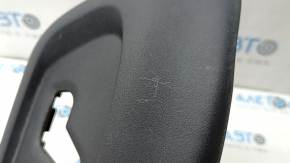 Накладка боковая водительского сиденья левая Jeep Compass 17-26 черная, под электро, побелел пластик, потерта