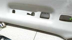 Tapițerie plafon Volvo XC90 16-22 pentru geamuri panoramice, pentru 2 rânduri de scaune, gri, cu microfoane și grile de difuzoare, curățabil chimic, cute