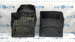 Комплект ковриков салона резина Mitsubishi Outlander 22-26 черная, WeatherTech