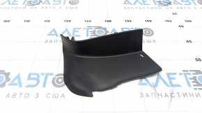 Carcasa farului exterior stânga pentru un Audi A4 B9 17-19 are un suport defect.