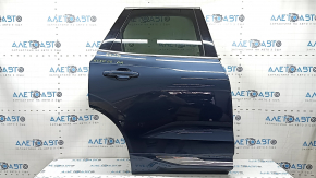 Дверь в сборе задняя правая Volvo XC60 18-26 Keyless, тонировка, синий 723, потерты накладки