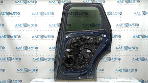 Дверь в сборе задняя правая Volvo XC60 18-26 Keyless, тонировка, синий 723, потерты накладки