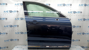 Дверь в сборе передняя правая Volvo XC60 18-26 Keyless, синий 723, царапины на молдинге и накладке