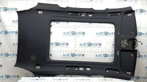Căptușeală plafon geamuri panoramice Volvo XC60 21-24, neagră, cu grile difuzoare, margine decojită