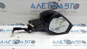 Ansamblu oglindă laterală dreapta Kia Sportage 23-26, 8 pini, semnalizator, încălzit, BSM, negru lucios + textură