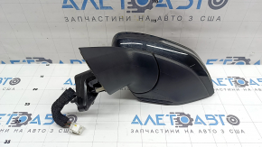 Ansamblu oglindă retrovizoare stânga pentru Kia Sportage 23-26, 8 pini, semnalizare, încălzită, BSM, negru lucios + textură