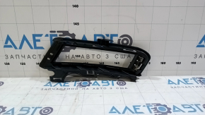 Решетка бампера правая VW Golf 15-17 с хром, под птф