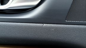 Ornamente ușă, spate stânga, Volvo XC60 18-26, negru, cotieră și inserție, piele Nappa, maro, cu strat protector, bare de protecție, fixare ruptă