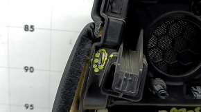 Ornamente ușă, spate stânga, Volvo XC60 18-26, negru, cotieră și inserție, piele Nappa, maro, cu strat protector, bare de protecție, fixare ruptă