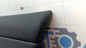 Panou decorativ ușă față dreapta Volvo XC60 18-26 negru, cotieră și inserție piele Nappa maro, cu strat protector Harman Kardon, bare de protecție