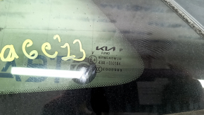 Geam spate stânga, geam orb, Kia Sportage 23-26, negru mat, fumuriu, uzat