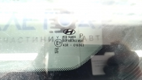 Стекло двери форточка с уплотнителем заднее левое Hyundai Santa Fe 24-26 тонировка