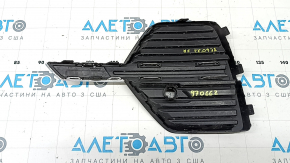 Grilă bară față dreapta pentru Volvo XC60 22-23 B5, B6, neagră cu crom, pentru senzori de parcare, bare de protecție