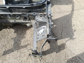 Panou lateral stânga față Mitsubishi Outlander 22-26 cu vizor, pe caroserie, grafit, prag îndoit
