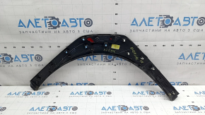 Ornament aripă spate dreapta pentru Hyundai Santa Fe 24-26, negru, cu reflector, elemente de fixare crăpate