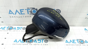 Зеркало боковое левое в сборе Volvo XC60 18-24 14+5 пинов, камера, поворотник, автозатемнение, подогрев, BSM, синее