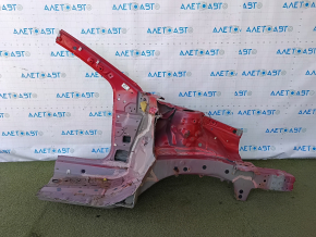 Кузов автомобиля Toyota Camry 2007-2011, левая передняя четверть, на которой заметны следы использования.